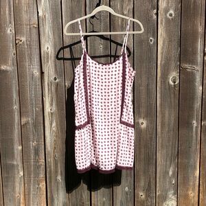 Aerie pink slip dress size medium